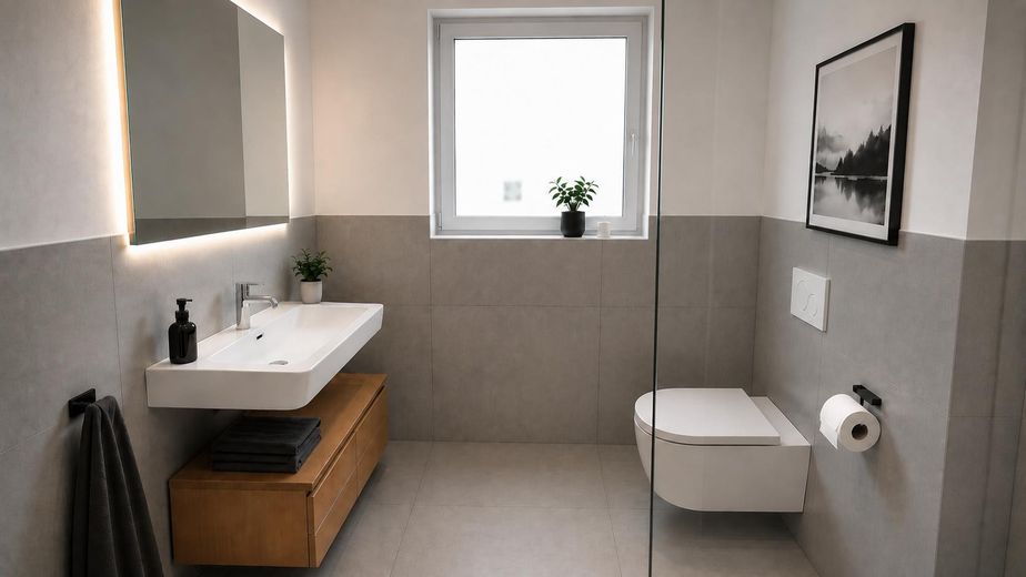 ERSTBEZUG - 2-Zimmer-Wohnung in bester Lage, Komfort und Ambiente im Neubau an der Klingenburg –  Bad