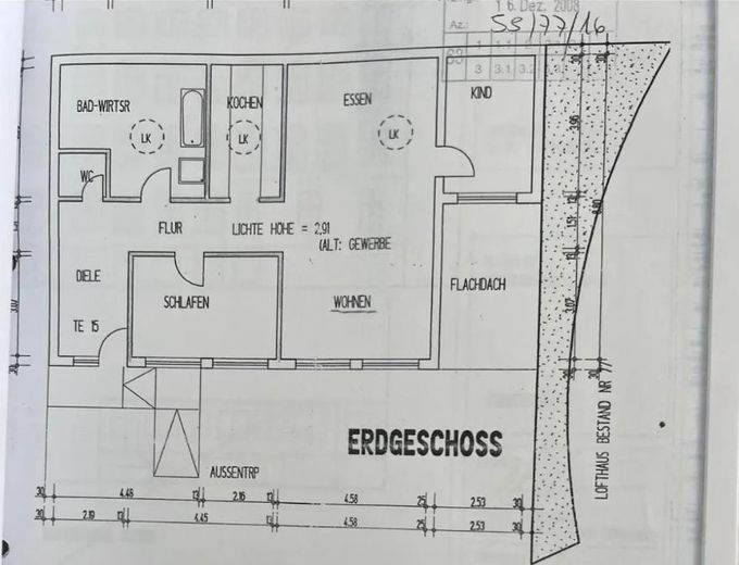 مبنى سكني وتجاري في موقع مركزي – Grundriss