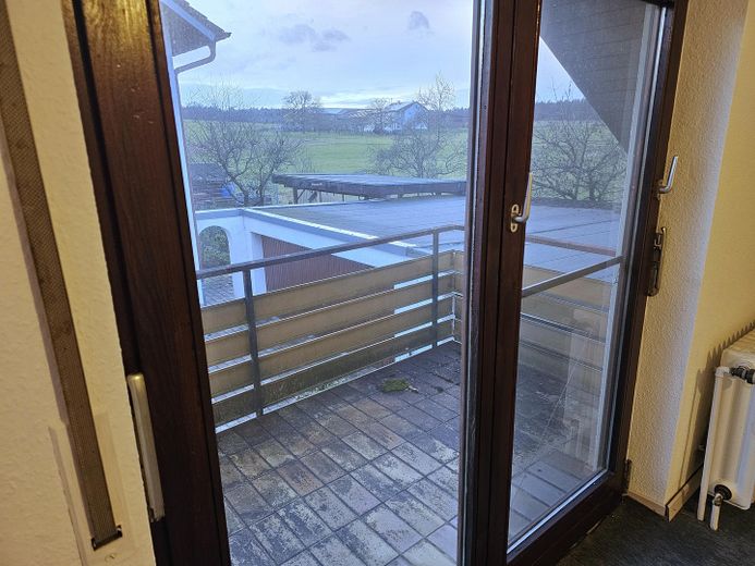 Ausblick aus Balkontür