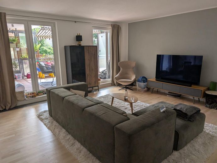 Wohnzimmer - Blick vom Flur