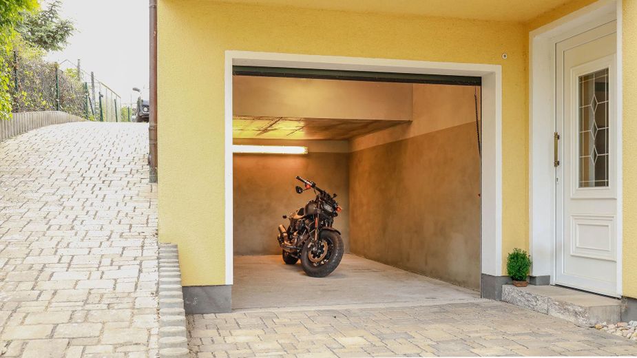 Blick in die Garage