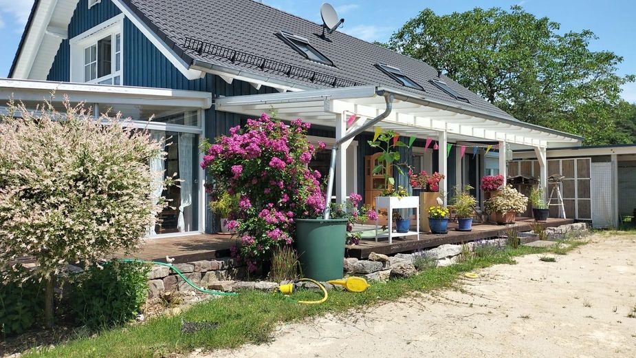 überdachte Terrasse