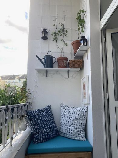 Altbau mit viel Platz in Düsseltal – Balkon Küche