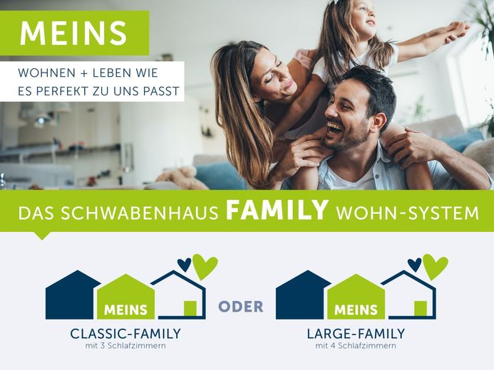 Ihr Neubau in Bestlage – Mein-E-136 Wohnsystem