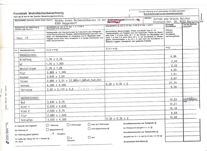 Großes Reiheneckhaus in Deggendorf Himmelreich – Wfl.1
