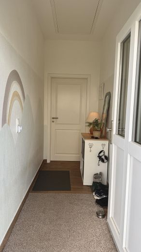 Eider yakınında yeni gibi A+ ahşap bungalov – bahçe, tarla manzarası, komisyonsuz – Eingangsflur