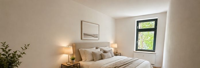 Schlafzimmer (eingerichtet)