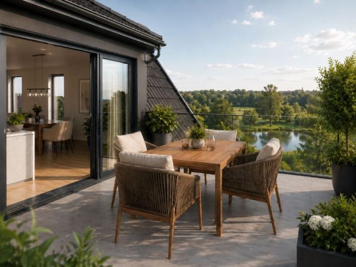 سكن حصري في طابق مستقل – تراس غربي وأقصى درجات الخصوصية في Eckental am Weiher – Photo 1