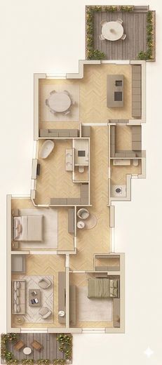 Grundriss Wohnung