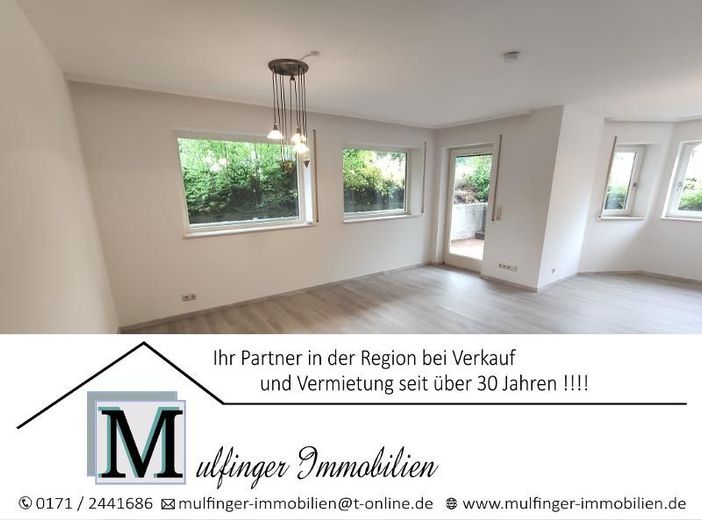 2 Zi. Souterrain Wohnung mit Terrasse und Garten (optional) – Titelbild