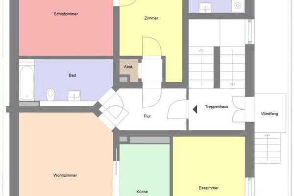 Große Wohnung am Rande der Stadt!