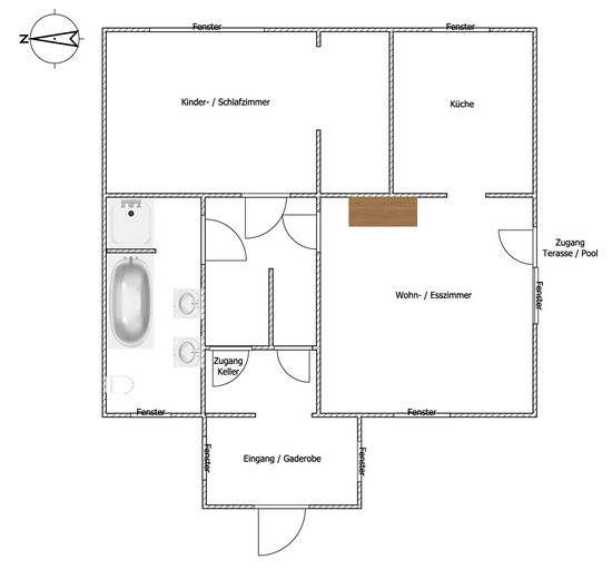 Haus 2 Erdgeschoss