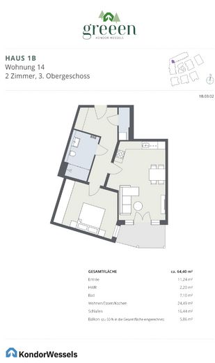 Grundriss 1B-03-02 WE14