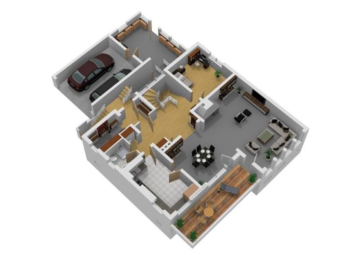 !PROVISIONSFREI! Schönes Haus in Staufenberg-Landwehrhagen (262 m² Wfl./125 m² Nfl.) ++Einliegerwohnung, 3 Balkone, 2 Photovoltaik-Anlagen, Solarwärmepumpe, Kamin, Doppelgarage++ Monatsrate 1.196 € – फोटो 1
