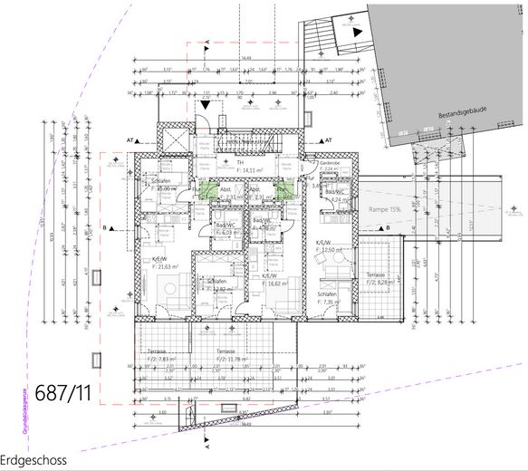 Gewerbefläche im Neubau in Augsburg-Göggingen – individuell nach Mieterwunsch planbar – EG - Momentane Wohn-Planung