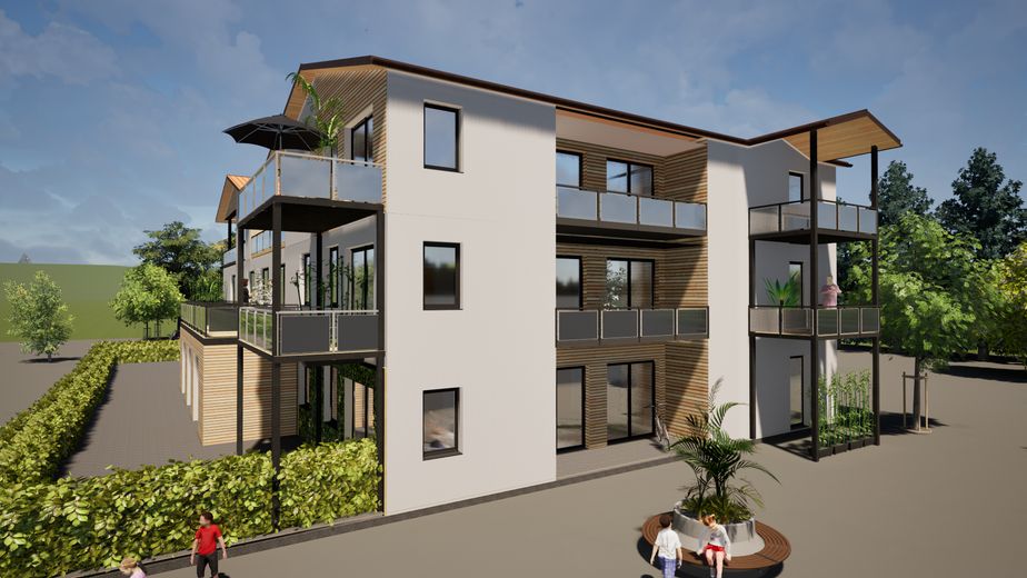 Nachhaltiges Neubau-Appartement – attraktives Wohnen oder Investment *5% Degressive AfA* – Außenansicht