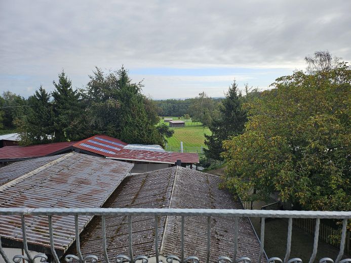 Alpaka çiftliği – Blick vom Balkon