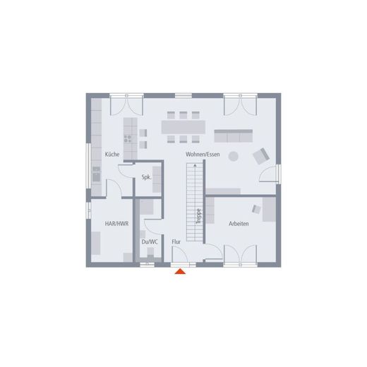 EIN HAUS, EIN RAUMWUNDER, EIN LIEBLINGSORT – Grundriss Erdgeschoss