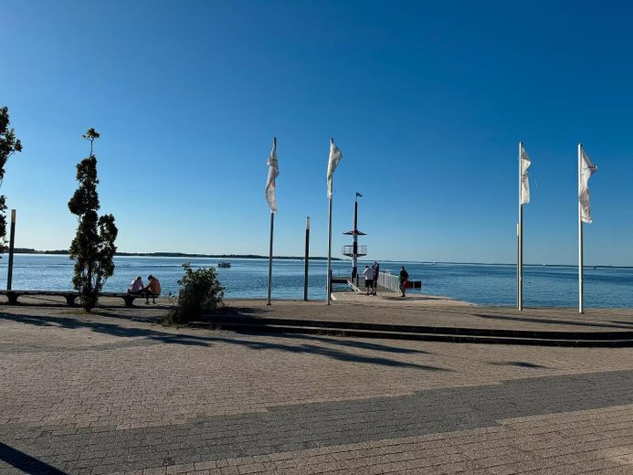 Müritz Gölü'nde tatil evi (Rechlin Liman Köyü) – Lage am See