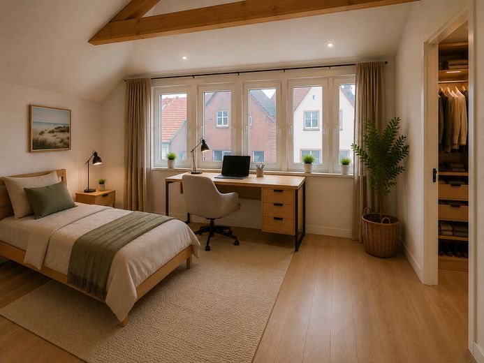 80 m² Ausbauwohnung in Hage – günstige Miete gegen Eigenleistung – KI überarbeitet