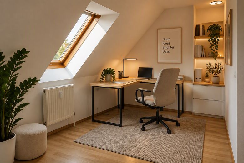 Bezugsfreie Maisonette-Wohnung nahe der Dachauer Altstadt, Erbpacht – Büro / Kind, KI bearbeitet