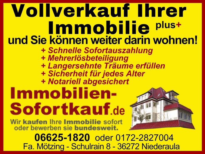 Vollverkauf Plus..."Wir kaufen Ihre Immobilie sofort!" – Bild 1