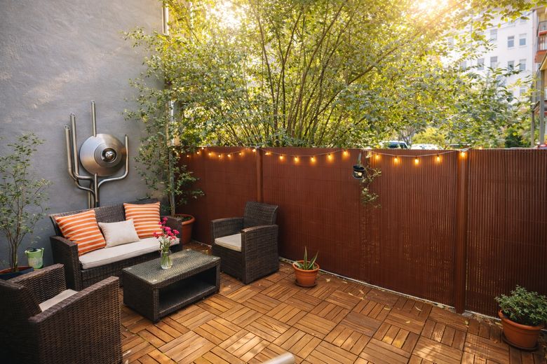 20 qm große Sonnenterrasse