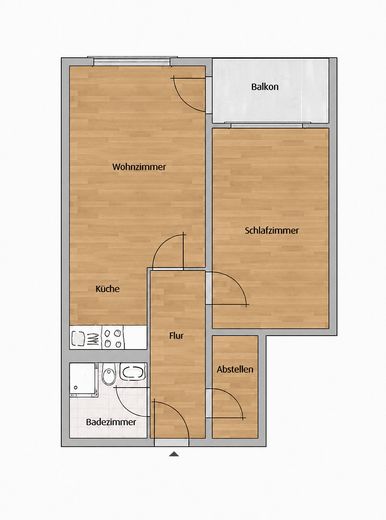 Sofort bezugsfreie, ohne Provison 2-Zimmer-Wohnung in Reutlingen – Foto 10