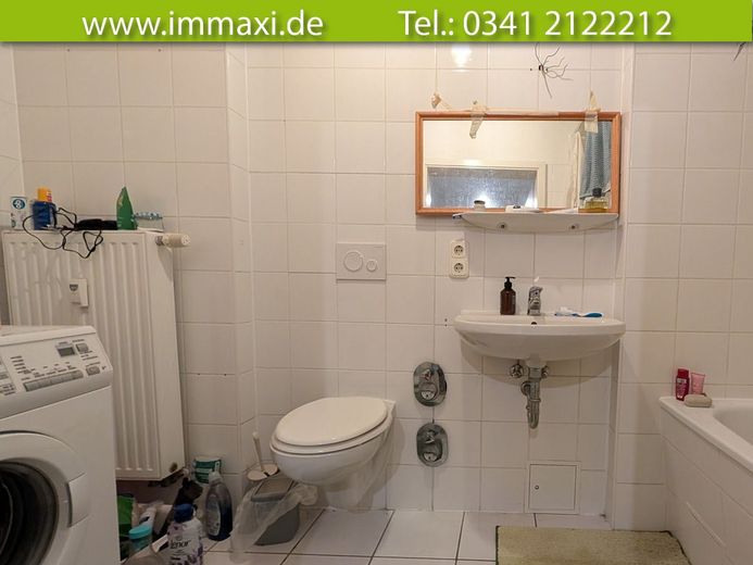 NEUSTADT + 2 RAUM WOHNUNG ZUM KAUF + BALKON – Badezimmer