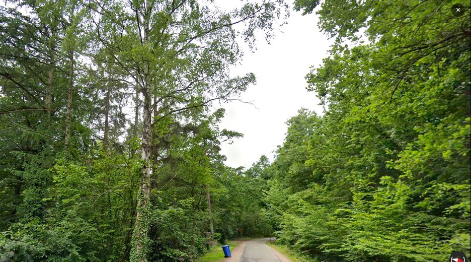 Straße zu den Immobilien