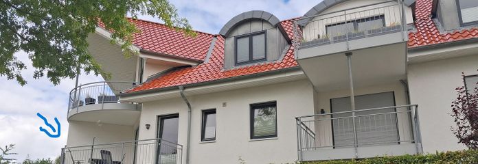 Wunderschöne 2-Zimmer-Wohnung in Top-Lage von Scharbeutz in unmittelbarer Strandnähe zu verkaufen – Hausansicht