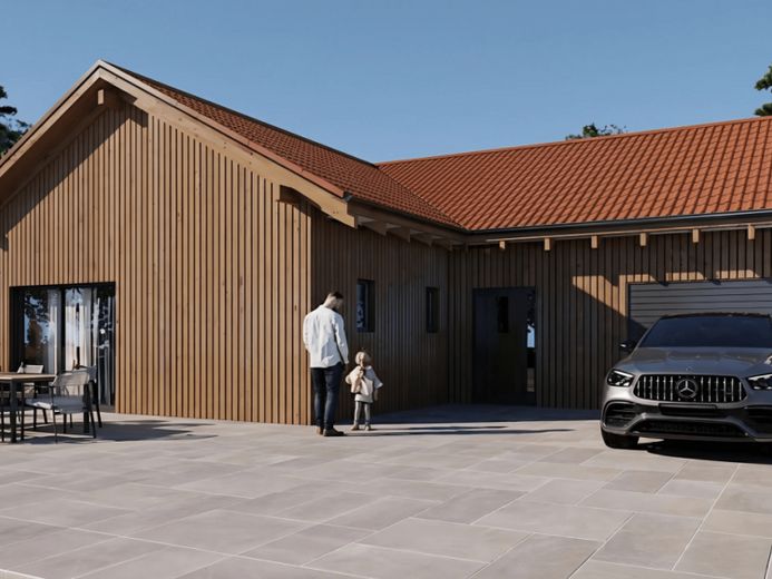 Zwei Welten, ein Haus: Repräsentativ wohnen & ruhig arbeiten – Der smarte Neubau – Foto 1