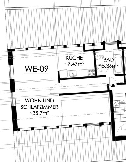Dach-Wohnung im Herzen von Mindelheim – Grundriss