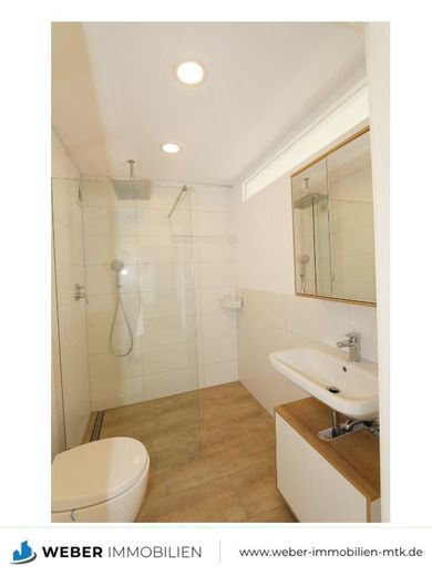 ++ KERNSANIERT in 2023 + 1-Zimmer-Wohnung mit TRAUMhaften Weitblick vom 16. OG – Badezimmer