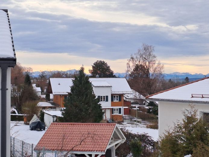Bergblick vom Büro