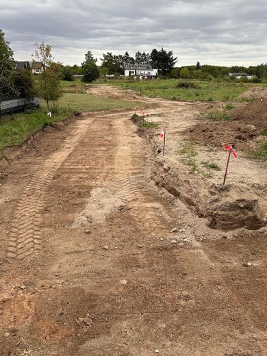 Gelände vor Erschließung