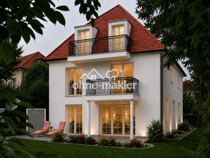 Keine Provision, Südgarten, energetisch topsanierte Stadtvilla, Villenkolonie Pasing I – Foto 1