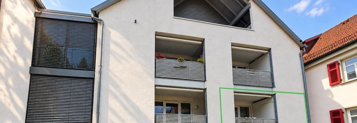 Appartamento accessibile di 2 locali con ascensore, classe energetica A+ - senza provvigione – Gebäude Vorderseite