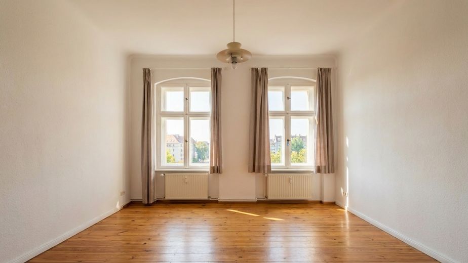 Bez prowizji · Natychmiast dostępne: Zalane światłem mieszkanie 1-pokojowe z widokiem na park – Prenzlauer Berg – Schlafzimmer
