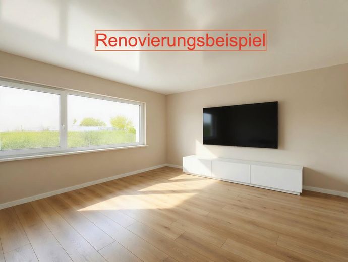 Renovierungsbeispiel Wohnraum