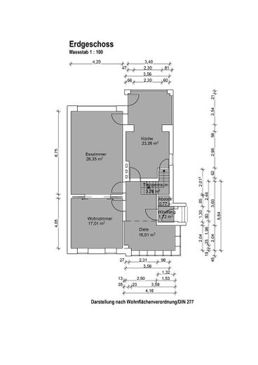 Hochwertiges Einfamilienhaus, 228 Wohnfl., 3 Etg., 5 Schlz., Terrasse, 2 Balkone, 3 Bäder & Sauna – Erdgeschoss