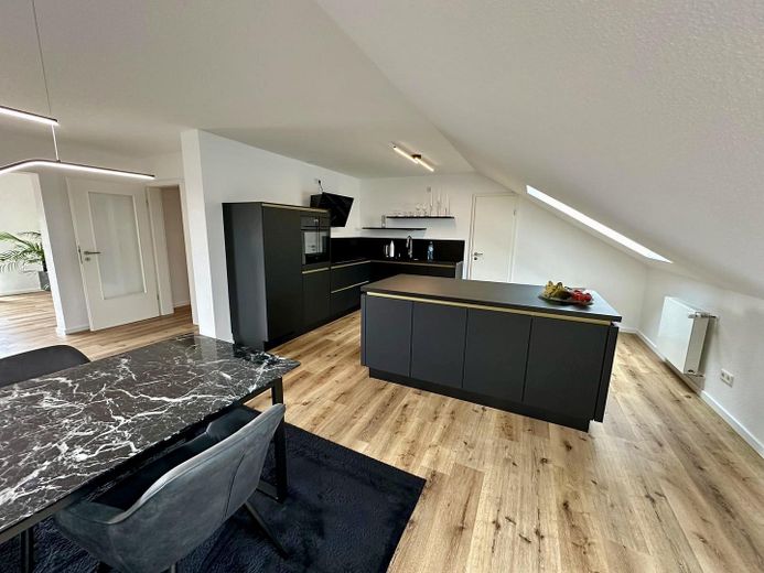Loftartige Küche