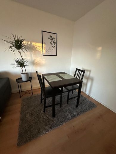 Appartamento ristrutturato con 2 locali, balcone e posto auto, arredamento opzionale – Essbereich