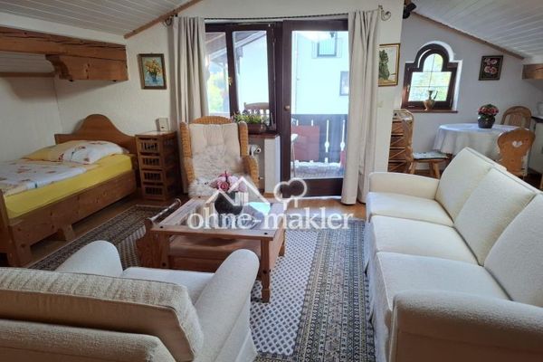 Möbliertes 1 Zimmer Appartment mit Bergblick