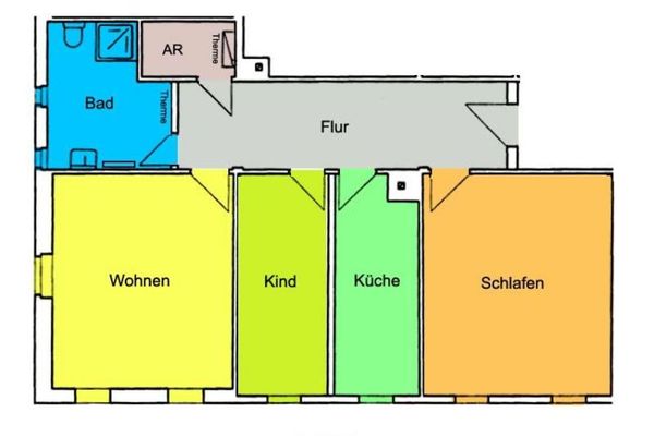 ¡Apartamento perfecto con una distribución ventajosa de las habitaciones en una ubicación tranquila!