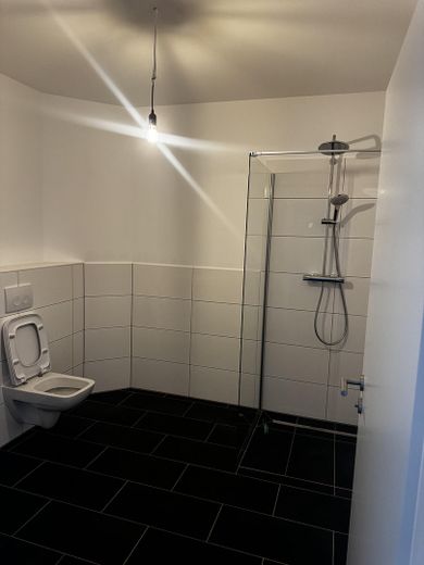 Wohnen mit Stil: 2-Zimmer-Neubauwohnung mit Balkon – ca. 57 m² in Fümmelse – Badezimmer Ansicht 1
