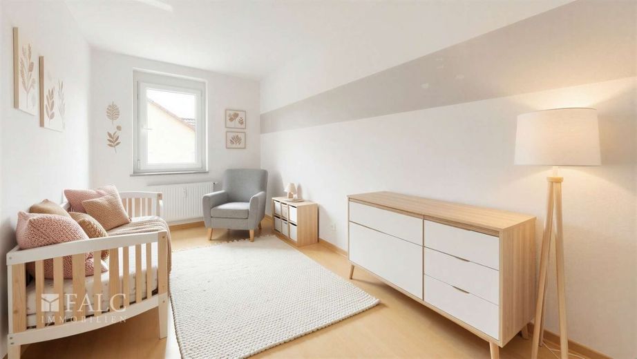 Auf der Sonnenseite ganz oben - FALC Immobilien Öhringen – Kinderzimmer - (KI generiert)