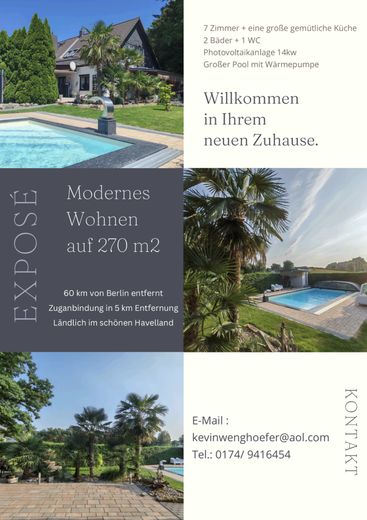Exklusives, modernisiertes EFH mit beheizbarem Pool, PV,Terrasse und Nebengelass – Garten mit Pool