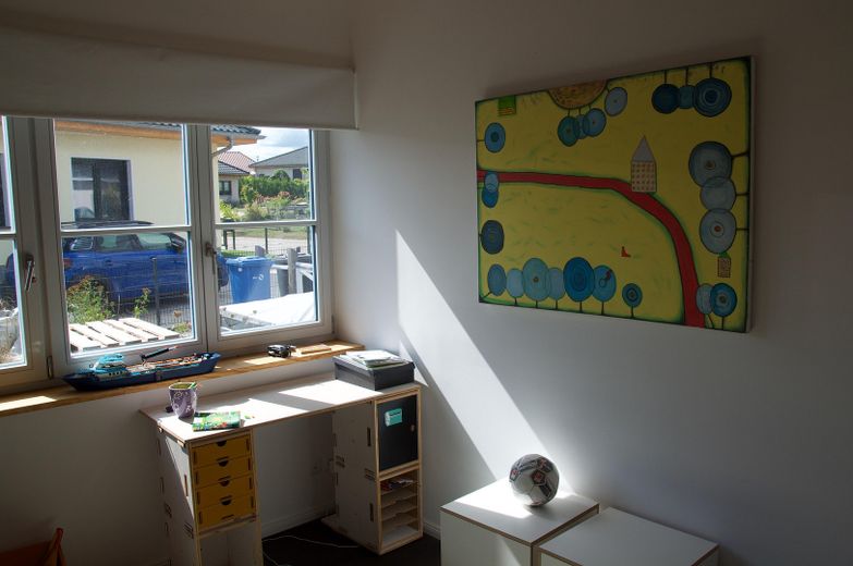 Haus am See mit Gründach – Kinder-/Arbeitszimmer