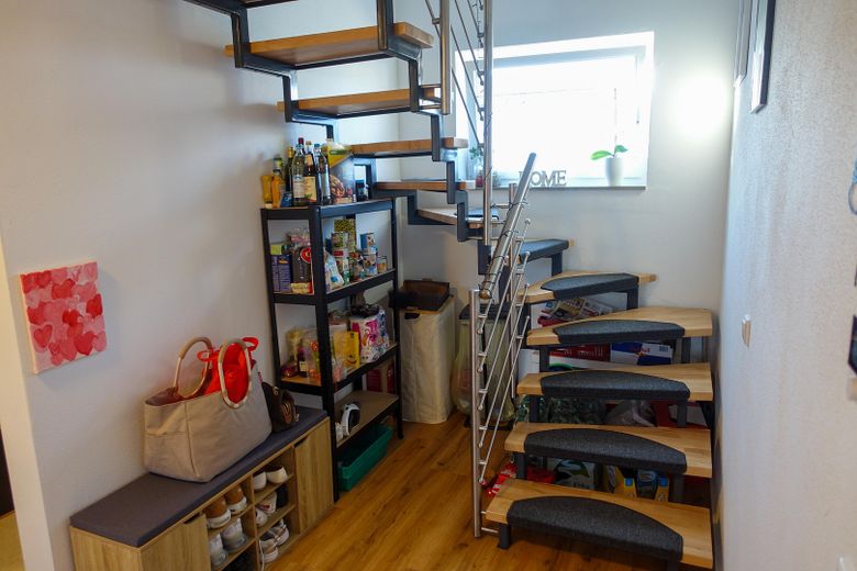 Treppen zu den Schlafzimmern
